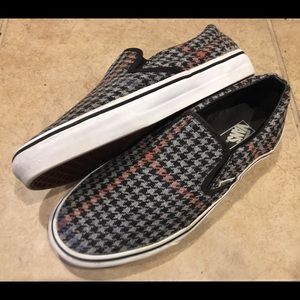 Vans Wool Houndstooth Shoes Men’s Size 11
